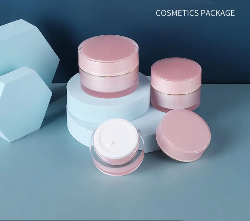 Акриловая банка для крема/геля/увлажнения/сыворотки с гиалуроновой кислотой 50 г