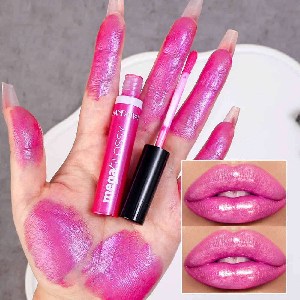 8 цветов Алмазный перламутровый блеск для губ водостойкий сияющий Мерцающая