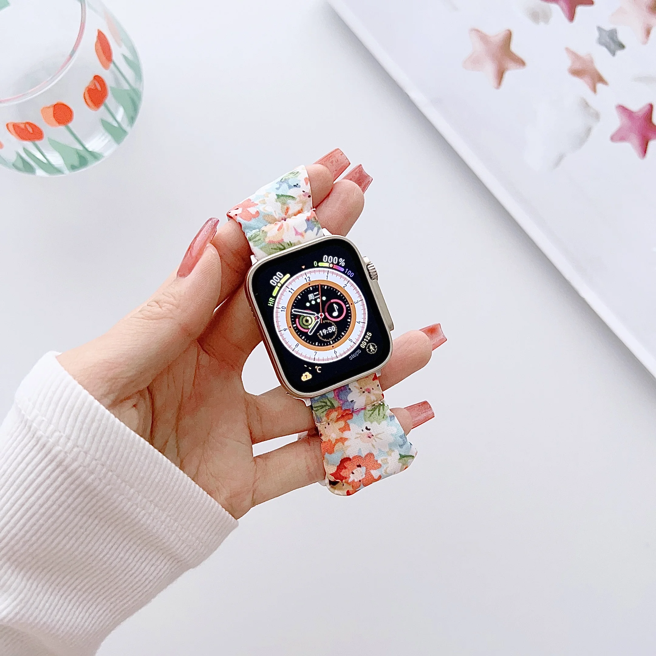 Strap for apple watch band 44mm 45mm 42mm 40mm 38mm 41mm Ultra 49mm Braided Solo Loop bracelet iwatch series 7 8 3 5 SE 6 Strap