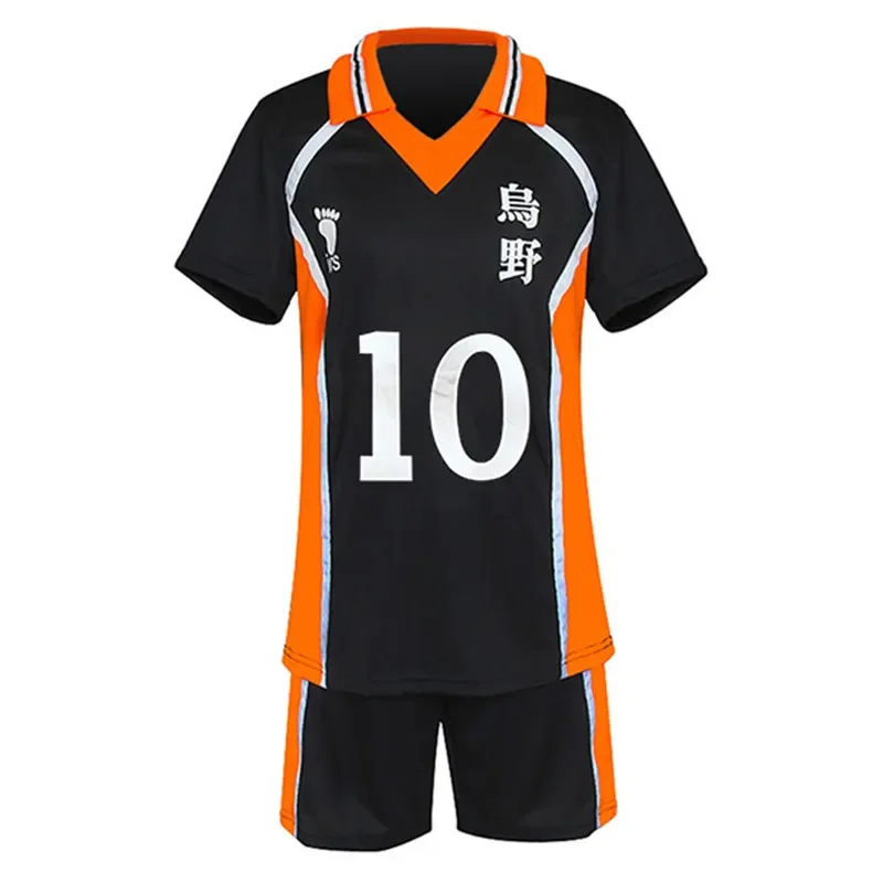 Костюм для косплея Haikyuu Karasuno школьный волейбольный клуб Hinata Shouyou Kageyama Tobio