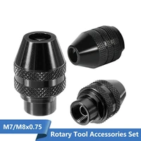 drill chuck m7 m8 0 3 3 2mm keyless impact driver adaptor electric micro motor clamp mini chuck fixture drill bits adapter