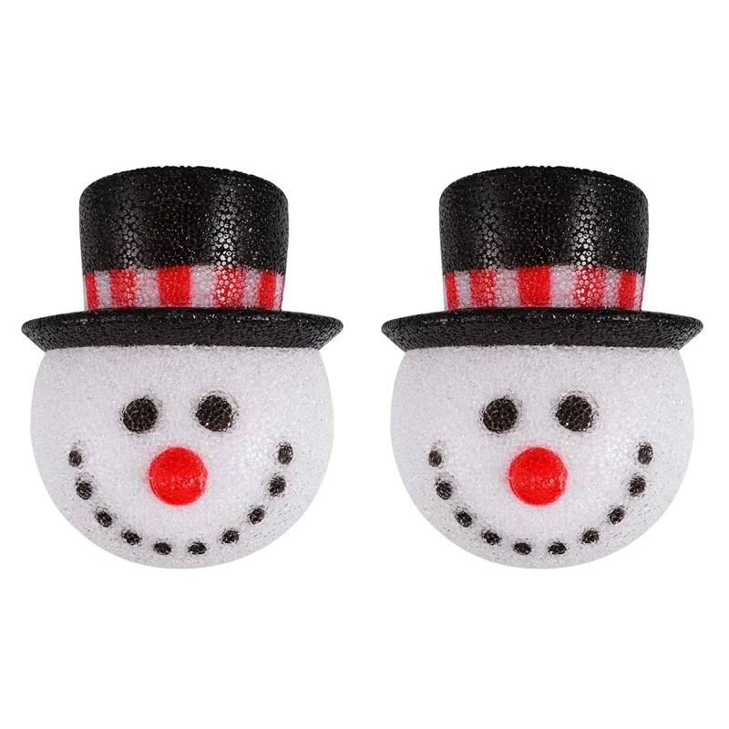 

Hot YO-2 PC Christmas Snowman Porch Lampshade Outdoor Christmas Decorations