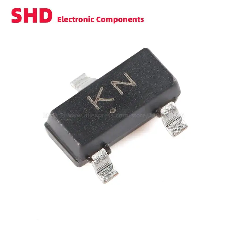 100 шт 2SK3018 K3018 KN SOT-23 30V 100mA SMD N Канальные МОП-транзисторы SMD триодный транзистор