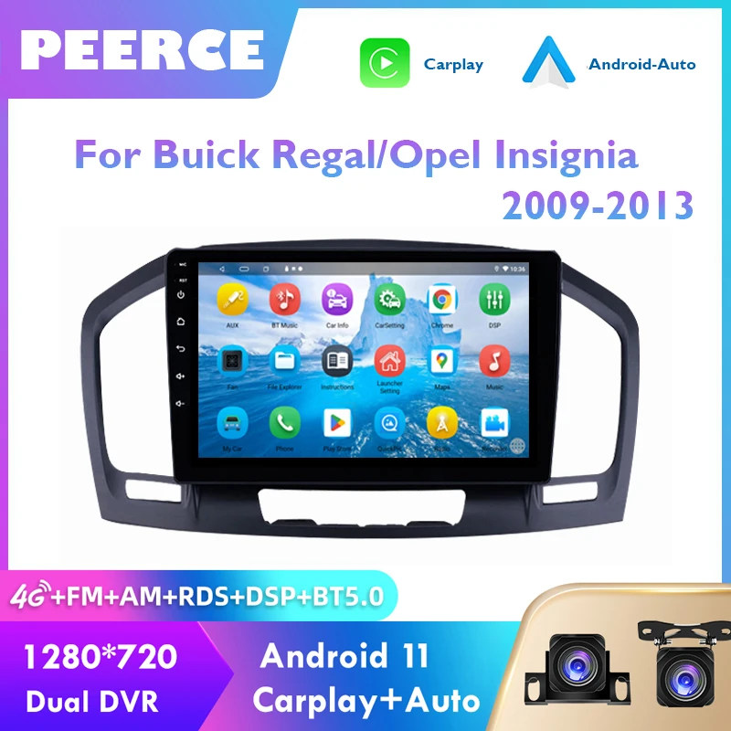 

Мультимедийный DVD-плеер для Opel Insignia CD300 CD400 Buick Regal 2009-2013
