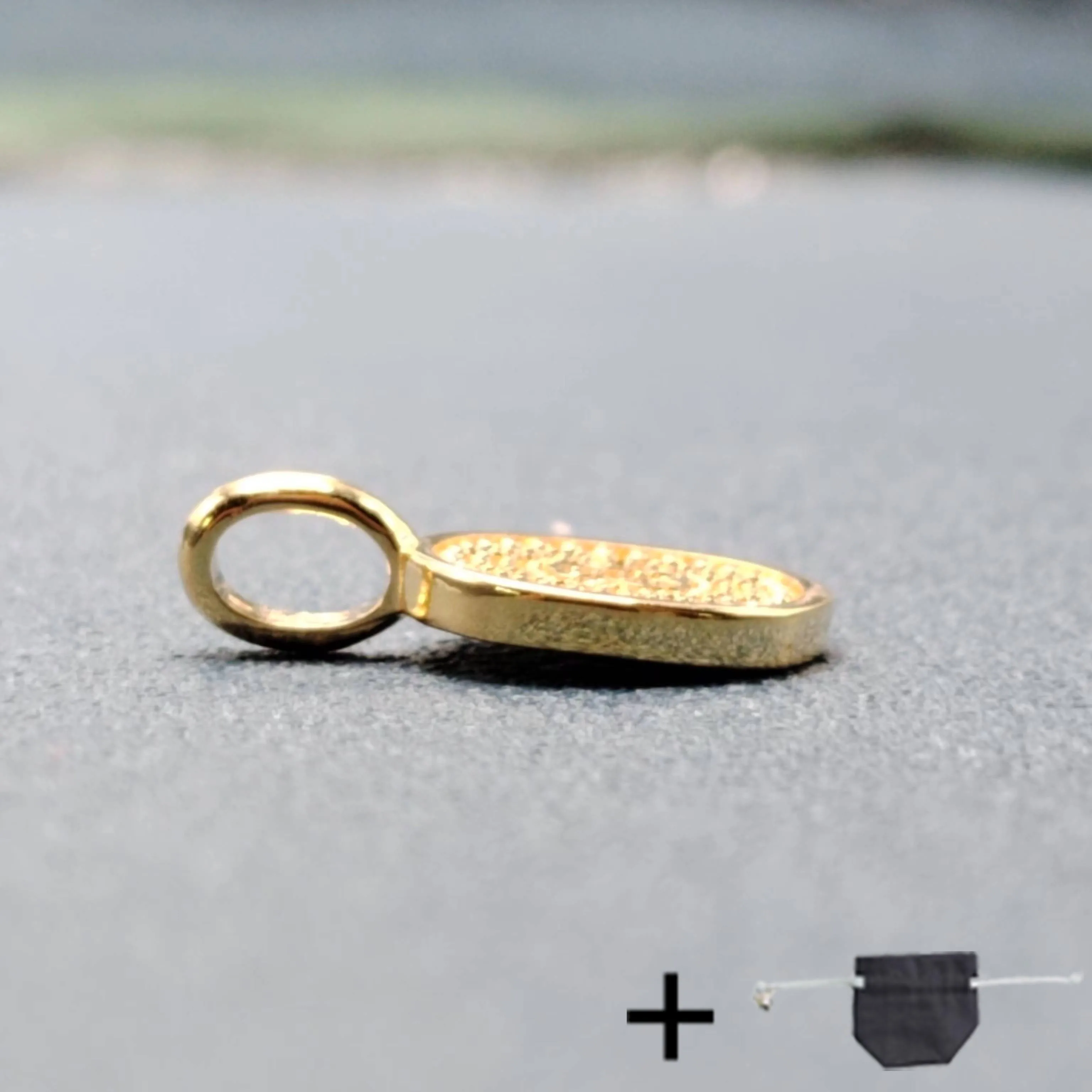 

Женский кулон из серебра 925 пробы, с маленьким кулоном