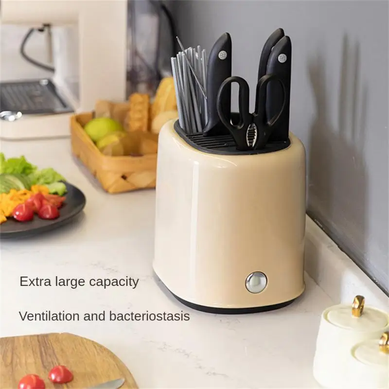 

Classified Chopsticks Cage Multi-function Knife Holder Kitchen Organizer Rack Drainage Cutlery Organizer Utensil Stand