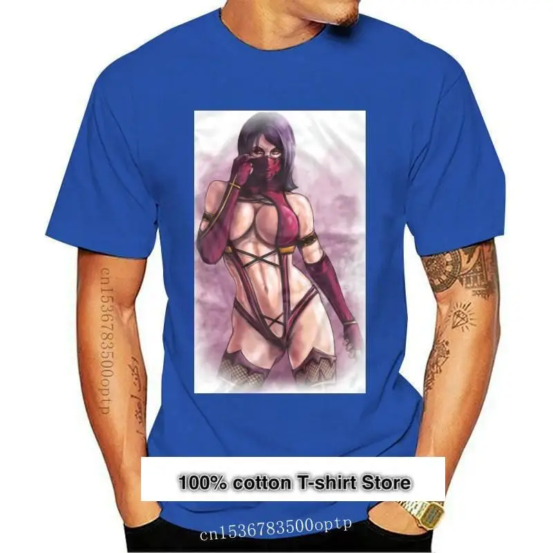 

Camiseta de Combate Mortal Combat para hombre, juego Mileena Cool, diseño, novedad de 2021