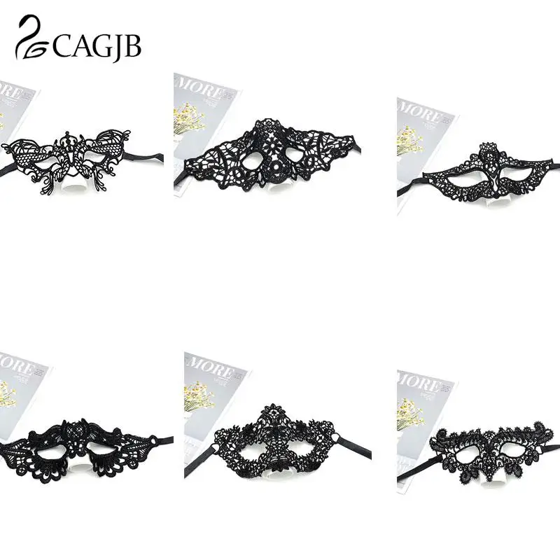 

1PCS Women Sexy Black Lace Mask Masquerade Party Eye Mask Festival Halloween Masks High Quality Jewelry Accessories