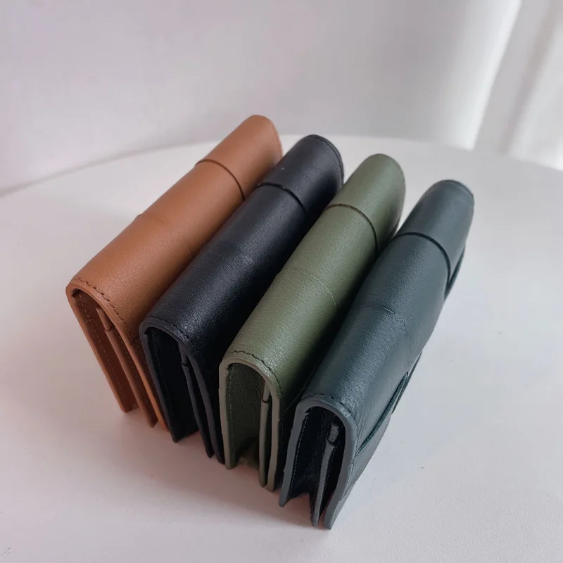 

Genuine Leather Fashionable Low-Key Noble Card Holder Simple Genuine Leather Small Card Holder Bag
