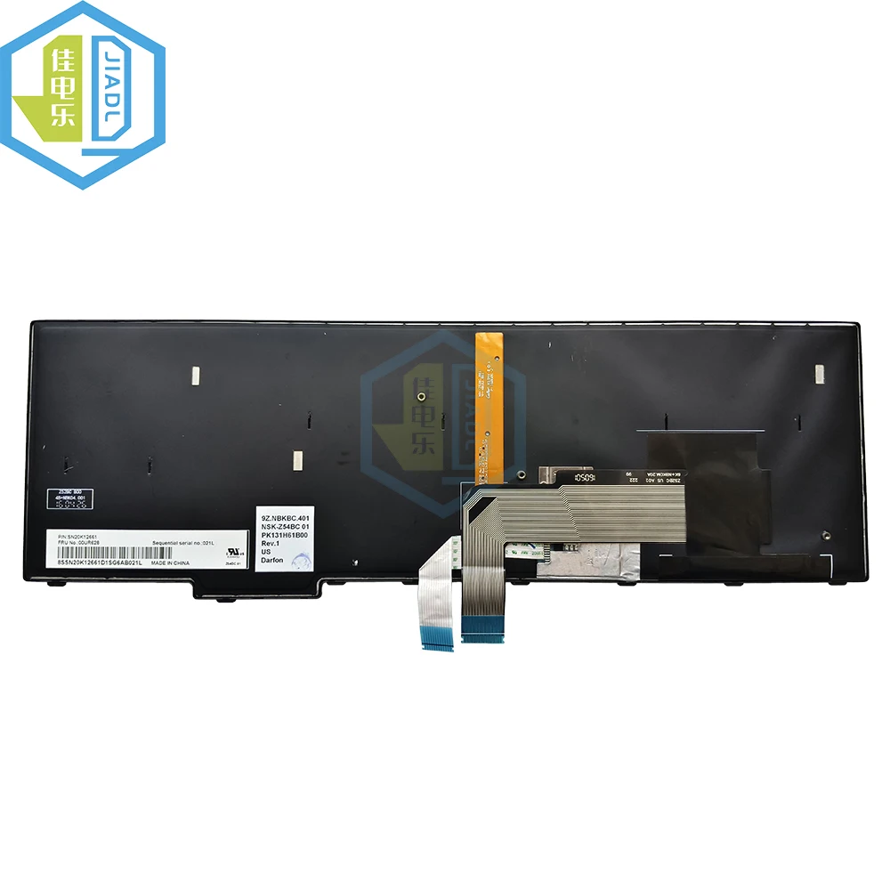 Новая подсветка клавиатуры HB RU для LENOVO ThinkPad S5 2-го поколения E560P 20G5 20JA 00UR628 00UR591