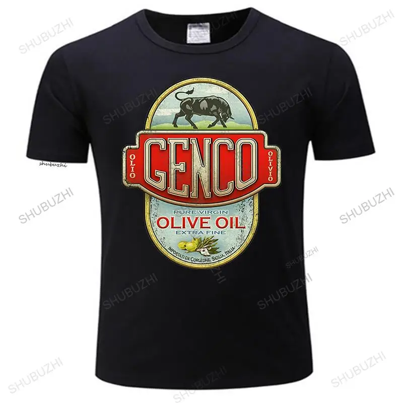 

Men o-neck tshirt fashion brand t-shirt black new mens top Tee Genco Olive Oil T Shirt Men's Crew Neck fashion tee-shirt