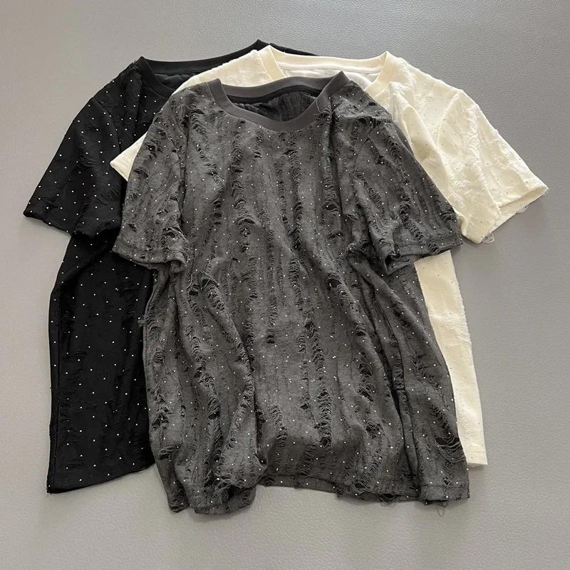 Футболка женская Винтажная с круглым вырезом Повседневная стильная рубашка