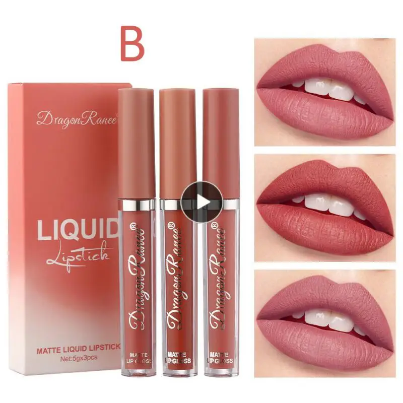 

/Set Liquid Lip Glaze Lasting Makeup Waterproof Lip Gloss Tint Liquid Lipstick Moisturizing Lip Tint Cosmetic Kit TSLM1