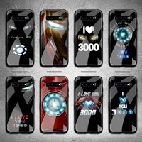 marvel iron man i love you 3000 phone case tempered glass for samsung s20 plus s7 s8 s9 s10 note 8 9 10 plus