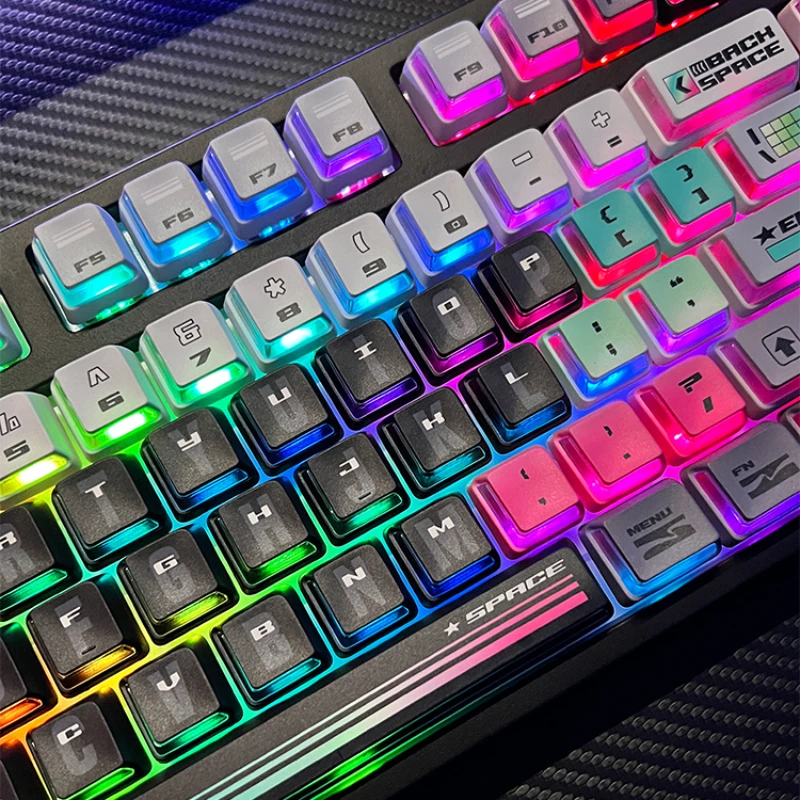 Прозрачные колпачки для клавиш MiFuny с конструкцией 129 игровая колпачок клавиатуры