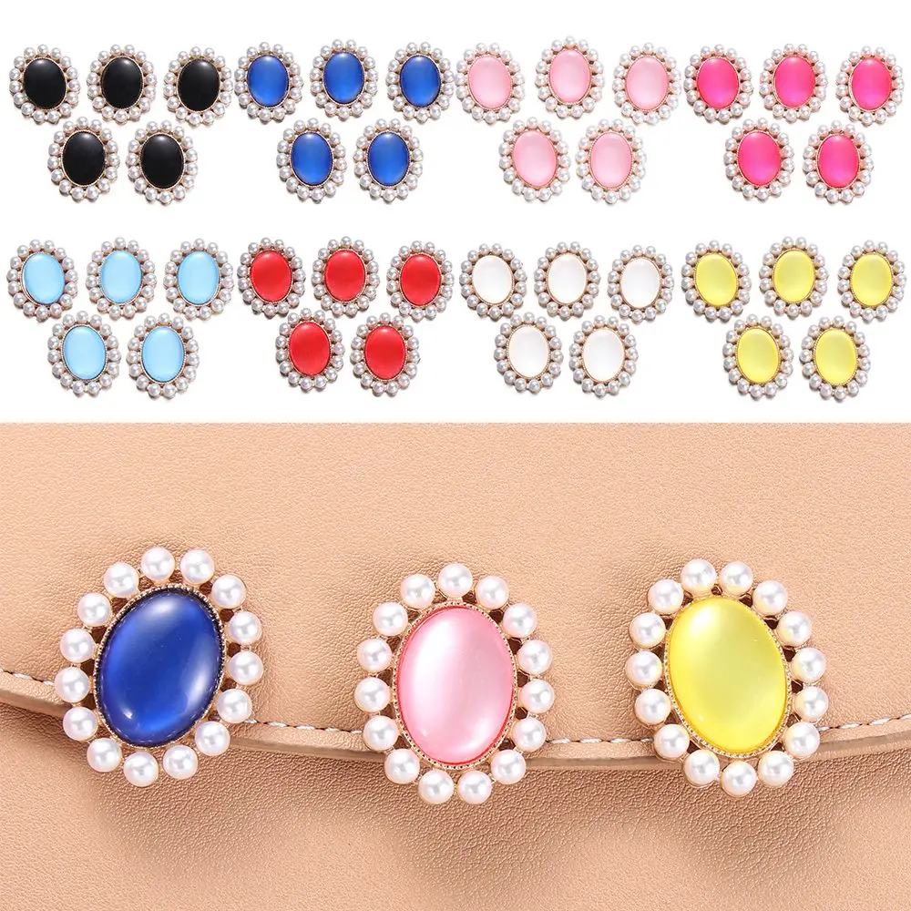 

Hat Accessories Sewing Tools Clothing Decoration Opals Button Headwear Accessories Pearl Flower Buttons Pearl Hairpins