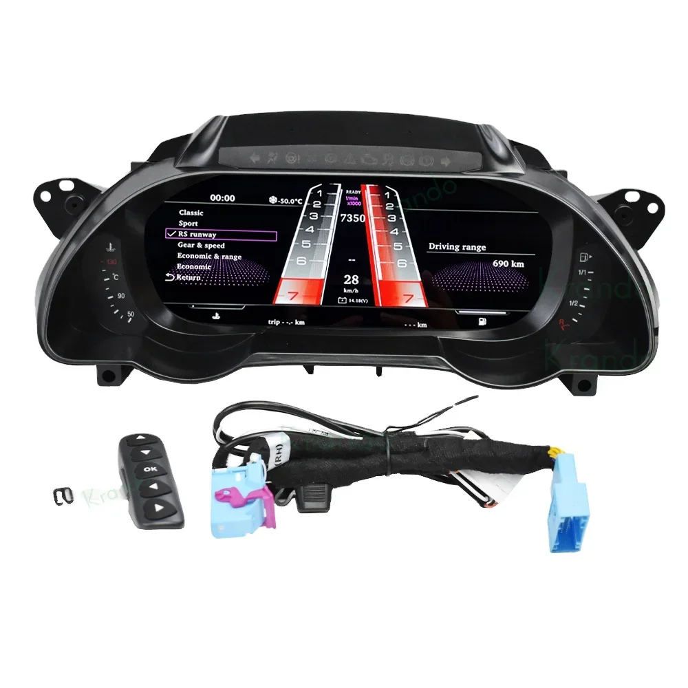 Krando 12 3 &quotприборной панели автомобиля цифровой кластер для A5 A5L S5 2009 - 2017