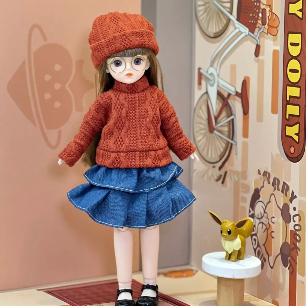 Подвижная кукла принцессы BJD с большими глазами густые волосы мини-кукла Bjd 30 см