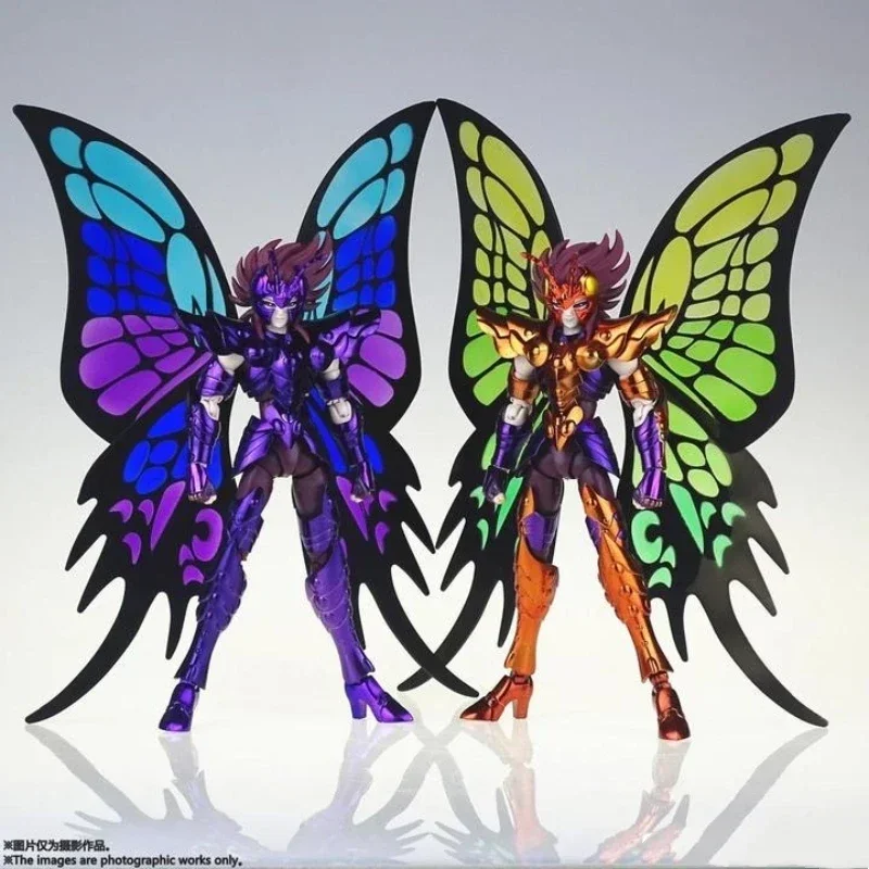 

Mc Metal Club Saint Seiya Cloth Myth Papillon Myu Hades Specters Hell Butterfly Myu Pvc Action Figure Metal Model Armor Gift