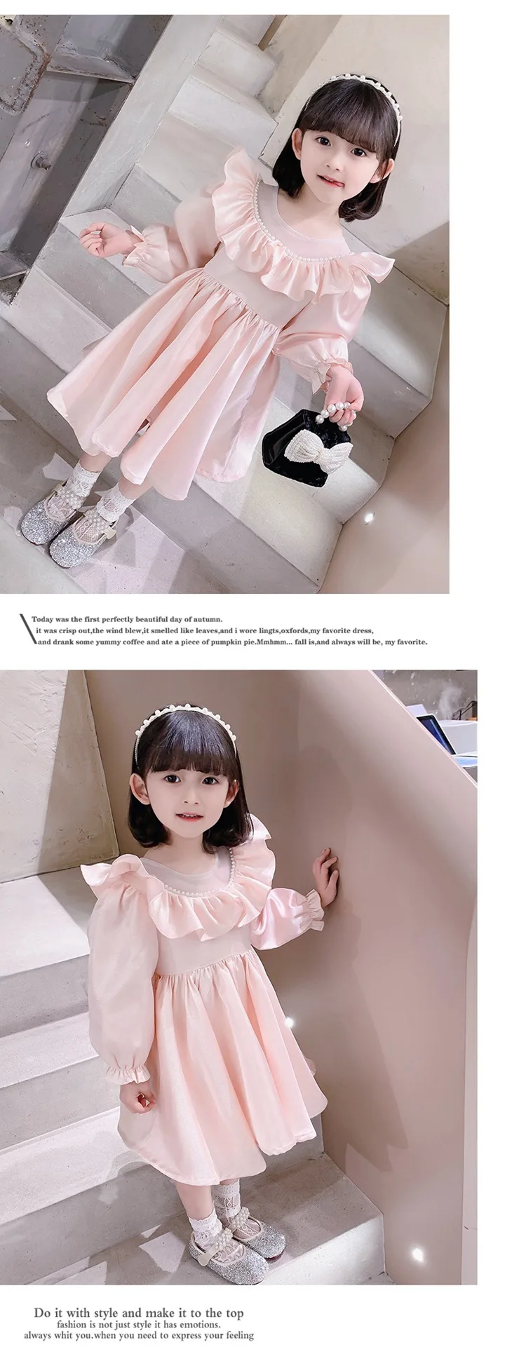 2022 модное платье принцессы с большими оборками и бисером на воротнике для