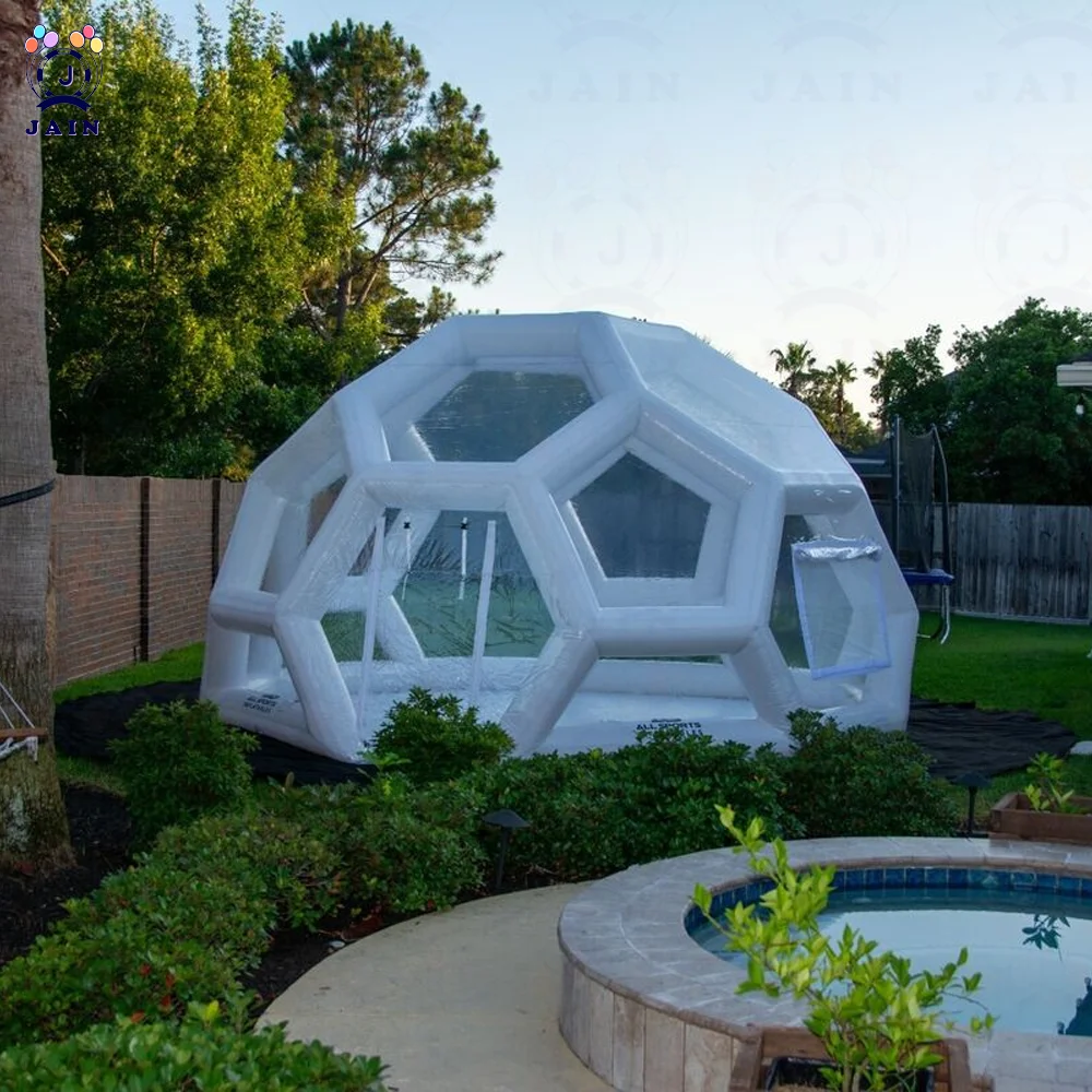 Наружная прозрачная палатка однослойная Закрытая футбольная наружная