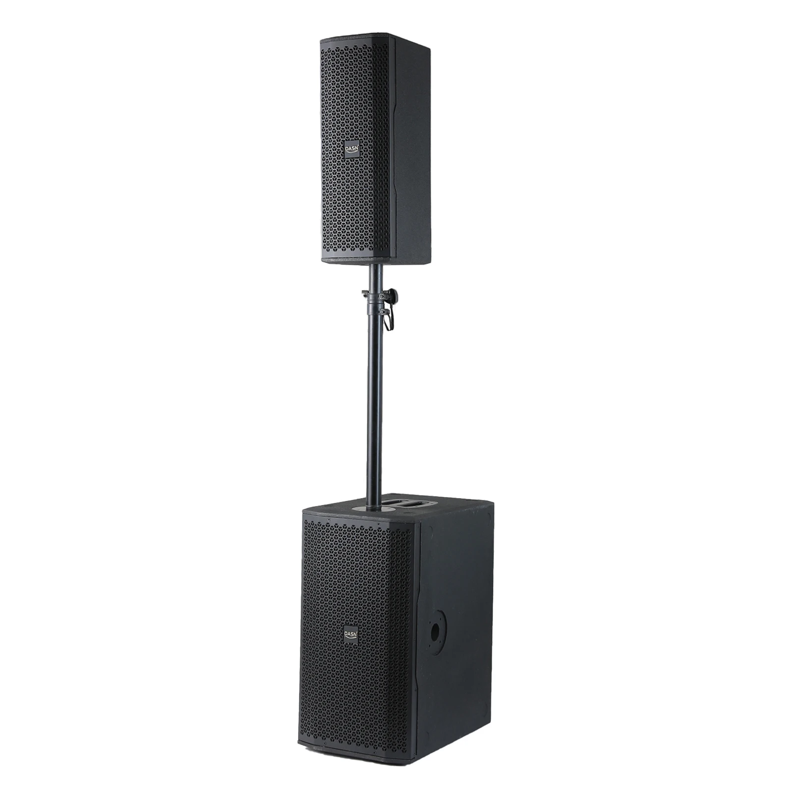 

DASN B4 4000W Peak Audio Portable DJ Party Stage Sound Active Pro Column Speaker Dual 10 inch Subwoofer Home PA system