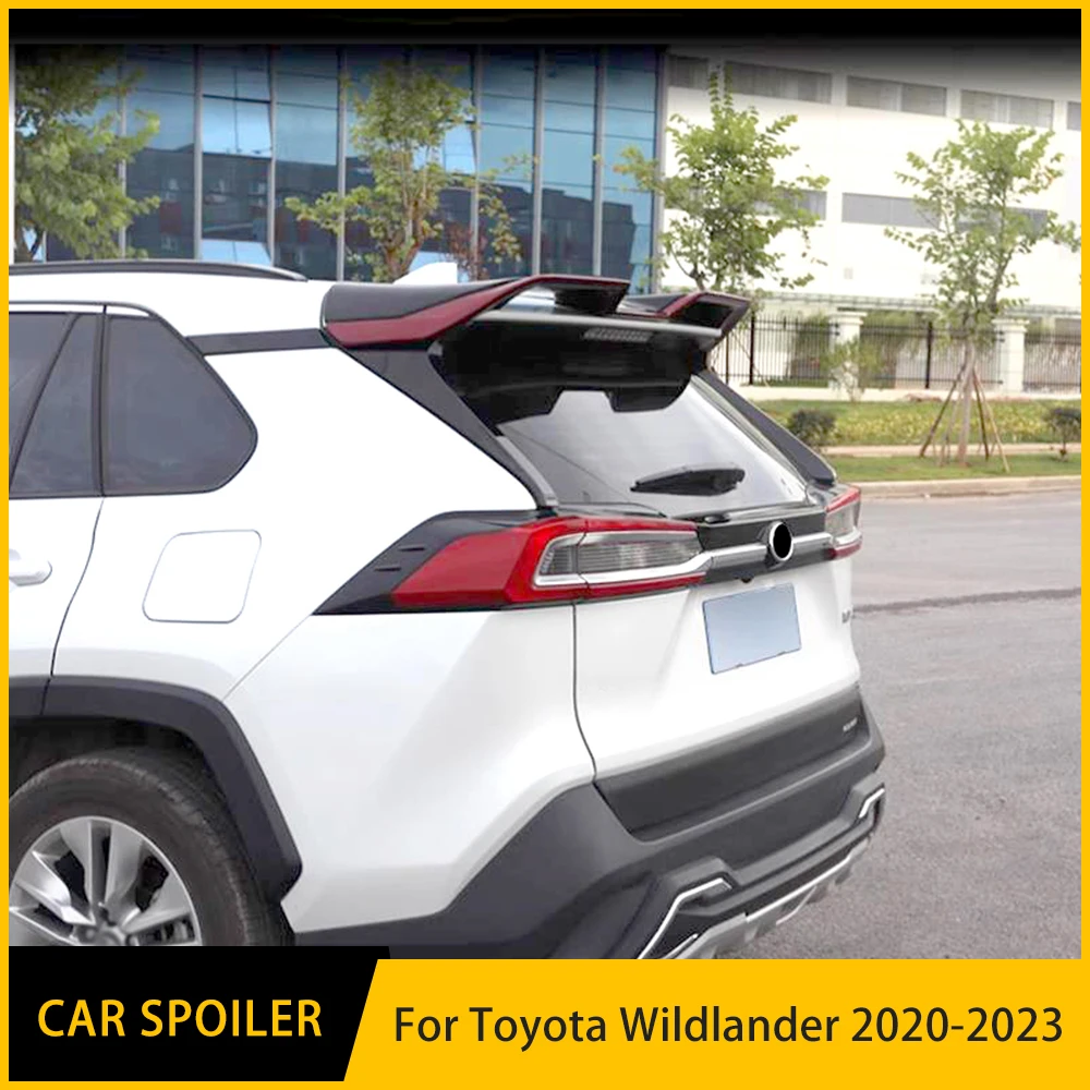 Задний спойлер для Toyota Wildlander 20 21 22 23 высококачественный черный из АБС-пластика