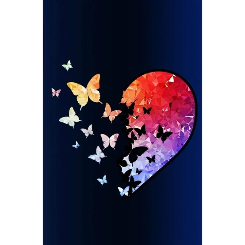 

5D DIY Diamond Painting ButterflDiamond Embroidery Full Round SquareDiamond Mosaic Rhinestone Cross Stitch Home Wall Decoration