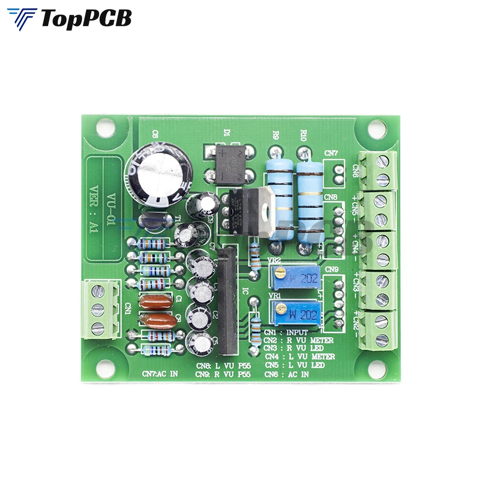 Плата драйвера аудиометра уровня 9-12 В постоянного тока + 2 шт. измеритель