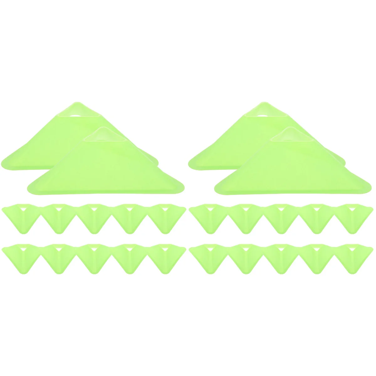 

Training Triangle Cones Sports Outdoor Round Soccer Football Tool Plastic Mini Footballs