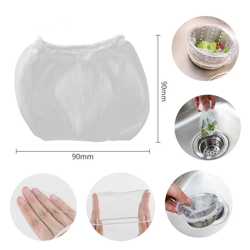 

100 шт., мешки для слива мусора в ванной и кухне