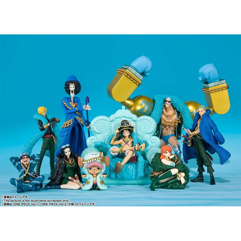 

One Piece Luffy Tony Chopper Usopp Nami Roronoa Zoro Аниме Фигурка собирать модель орнамент детская игрушка подарок на день рождения Рождество