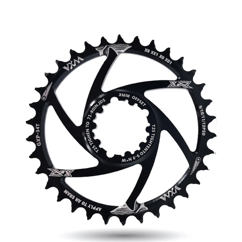 Звездообразная Звездочка для велосипеда VXM MTB GXP 34T SRAM Gx Xx1 X1 X9 звездообразная