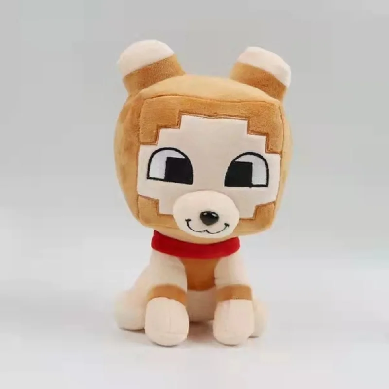 

25cm Bobicraft Plush Toy Kawaii Game Character Dog Plushie Doll Animal Stuffed Toys for Children Boys Birthday Christmas Gift
