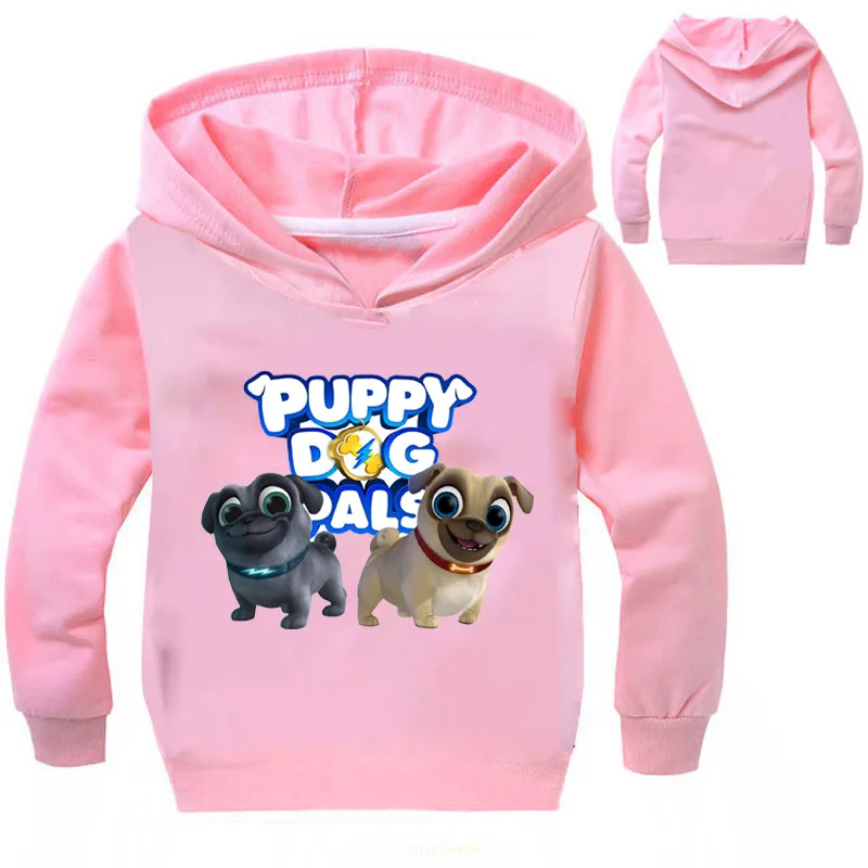 2-16Years Lady Dog Pillow Pal Porte Clothes Kids Coats Baby Girls Jacket Children Hooddy Jackets for Boys Sweatshirt Bike Jumper | Детская