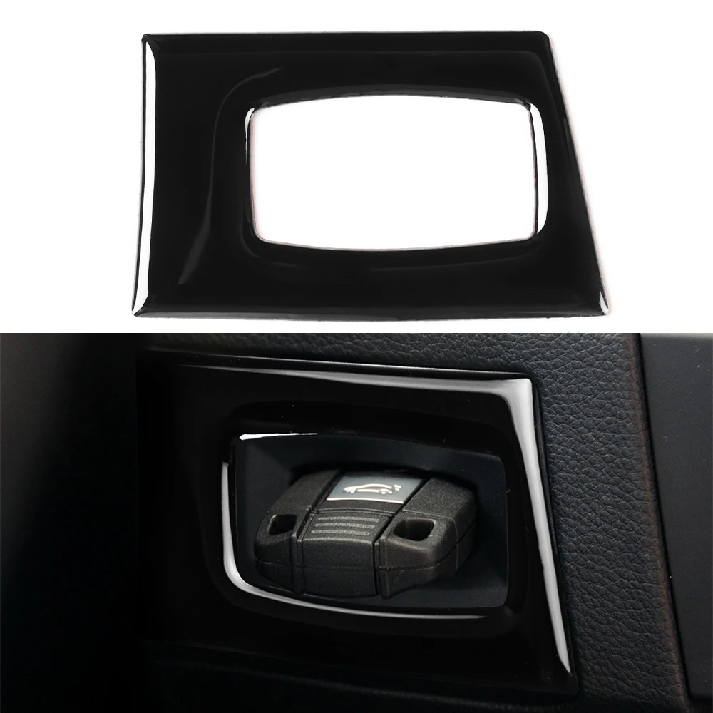 

Декоративный выключатель зажигания, крышка отверстия ключа для BMW 3 серии E90 2005-2007 2008 2009 2010 2011 2012, автомобильные аксессуары ABS, черный