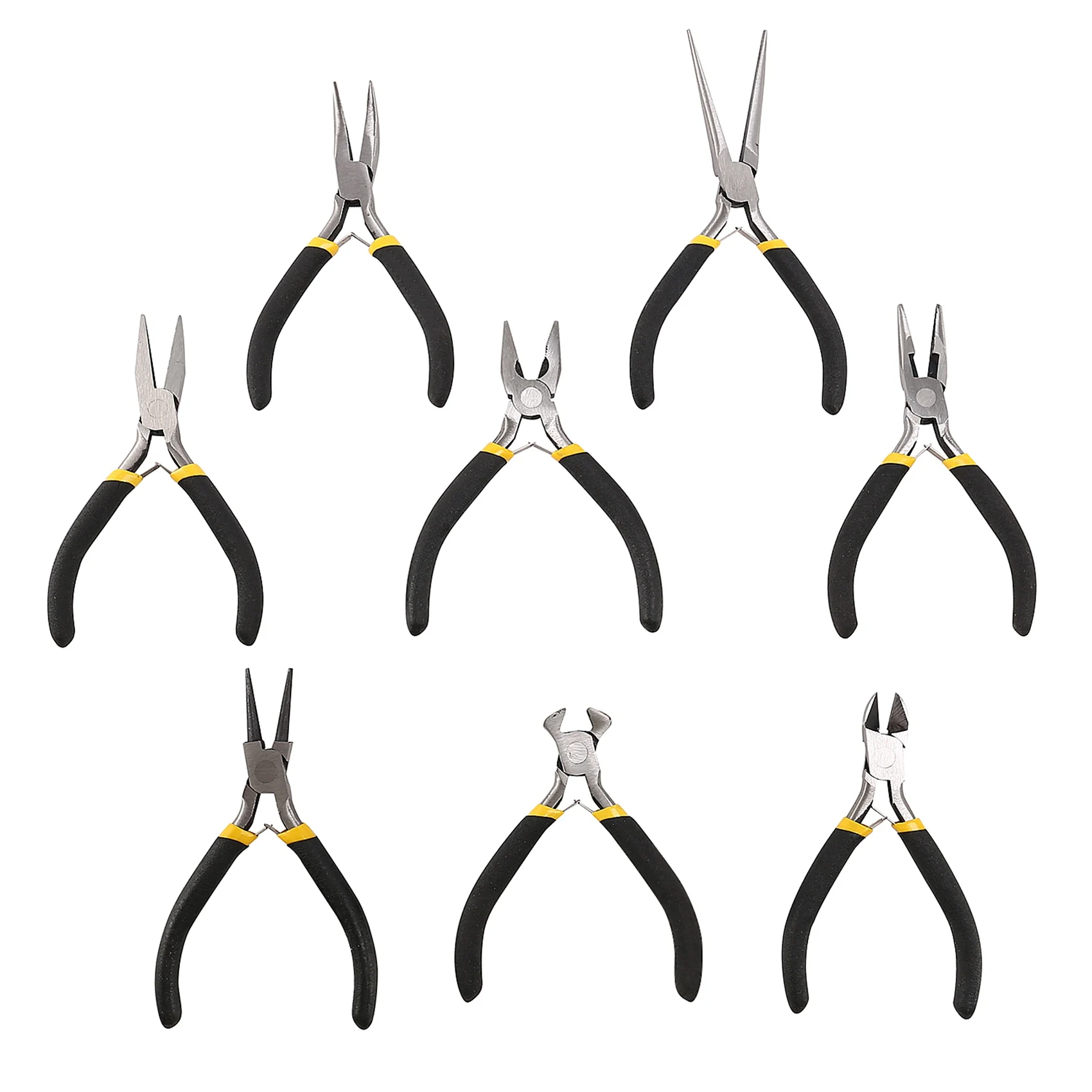 8 шт./компл. плоскогубцы для ювелирных изделий игла круглый изогнутый нос