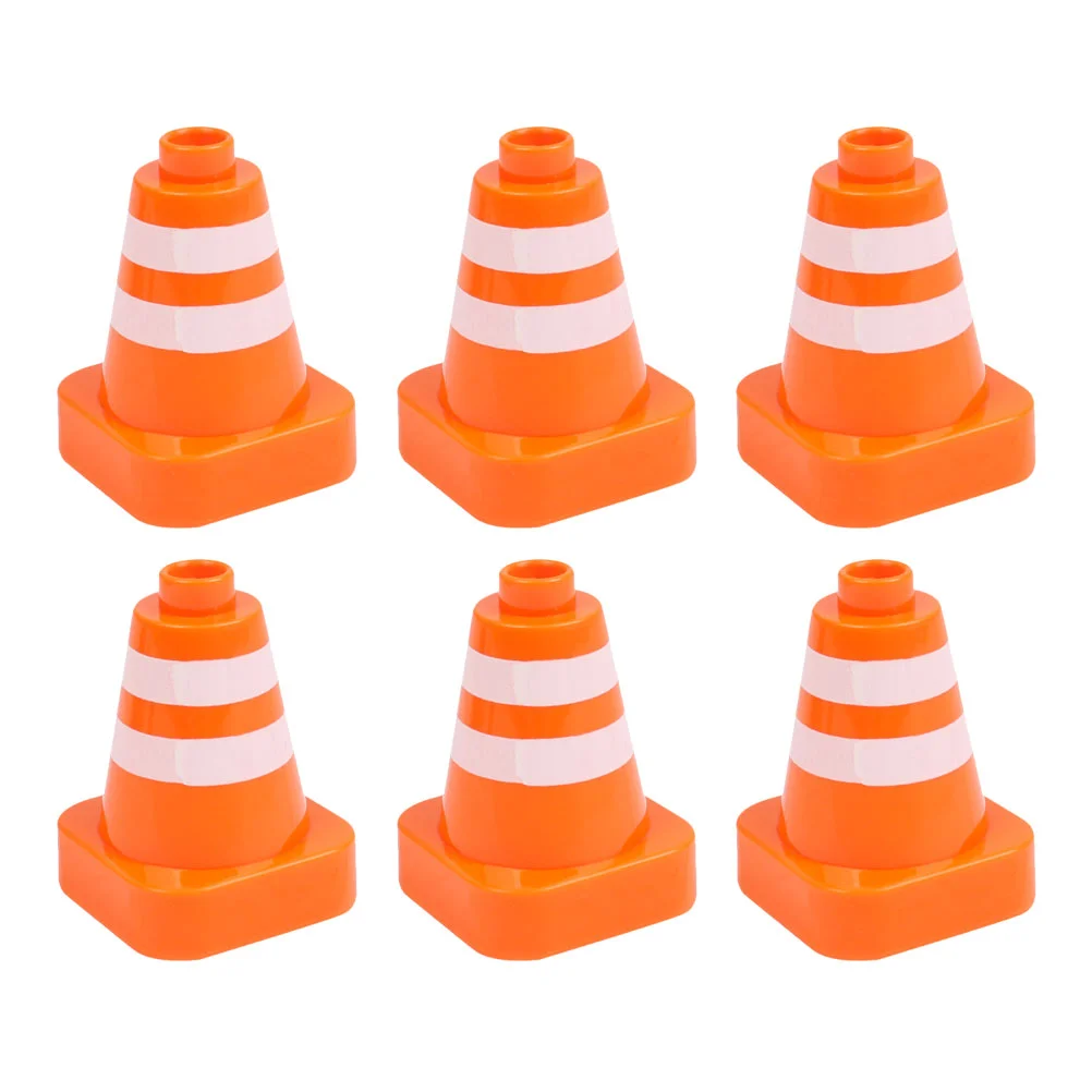 

Cones Toy Traffic Road Sign Construction Minikids Signs Roadblock Cone Safetysimulation Roadblocks Micro Decoration Model