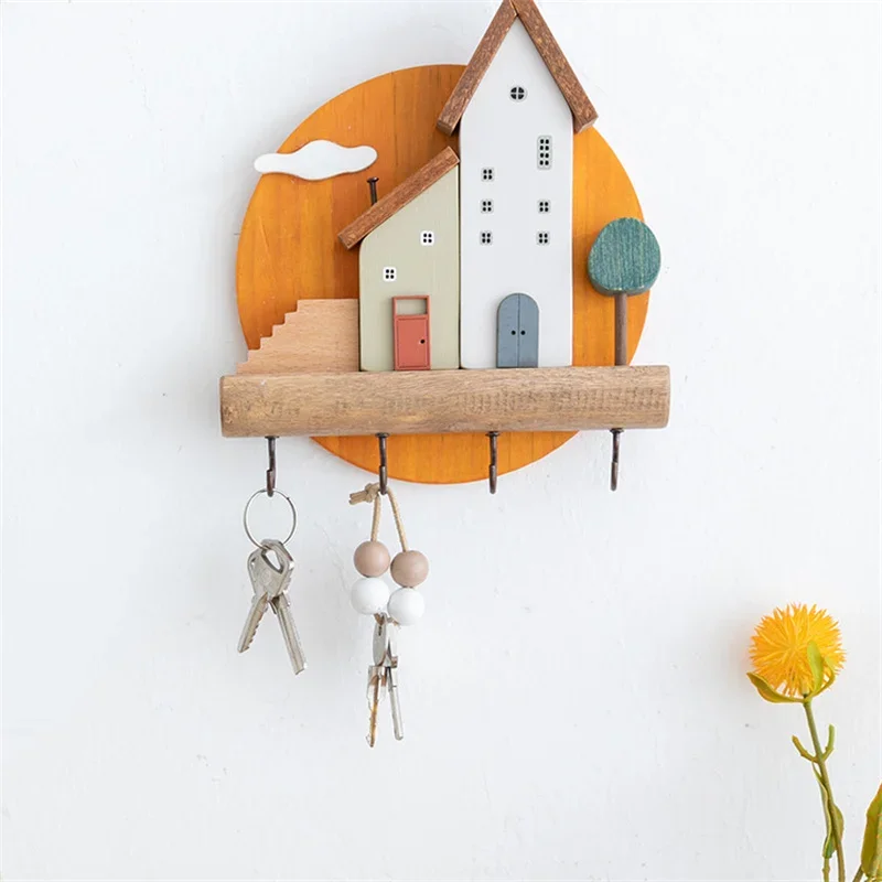 

Rack Hanging Shoe Hat Storage Wall Holder Key Decoration Wall Hook Door Entry Home Entry Porch Shelf Creative Decoration Cabinet