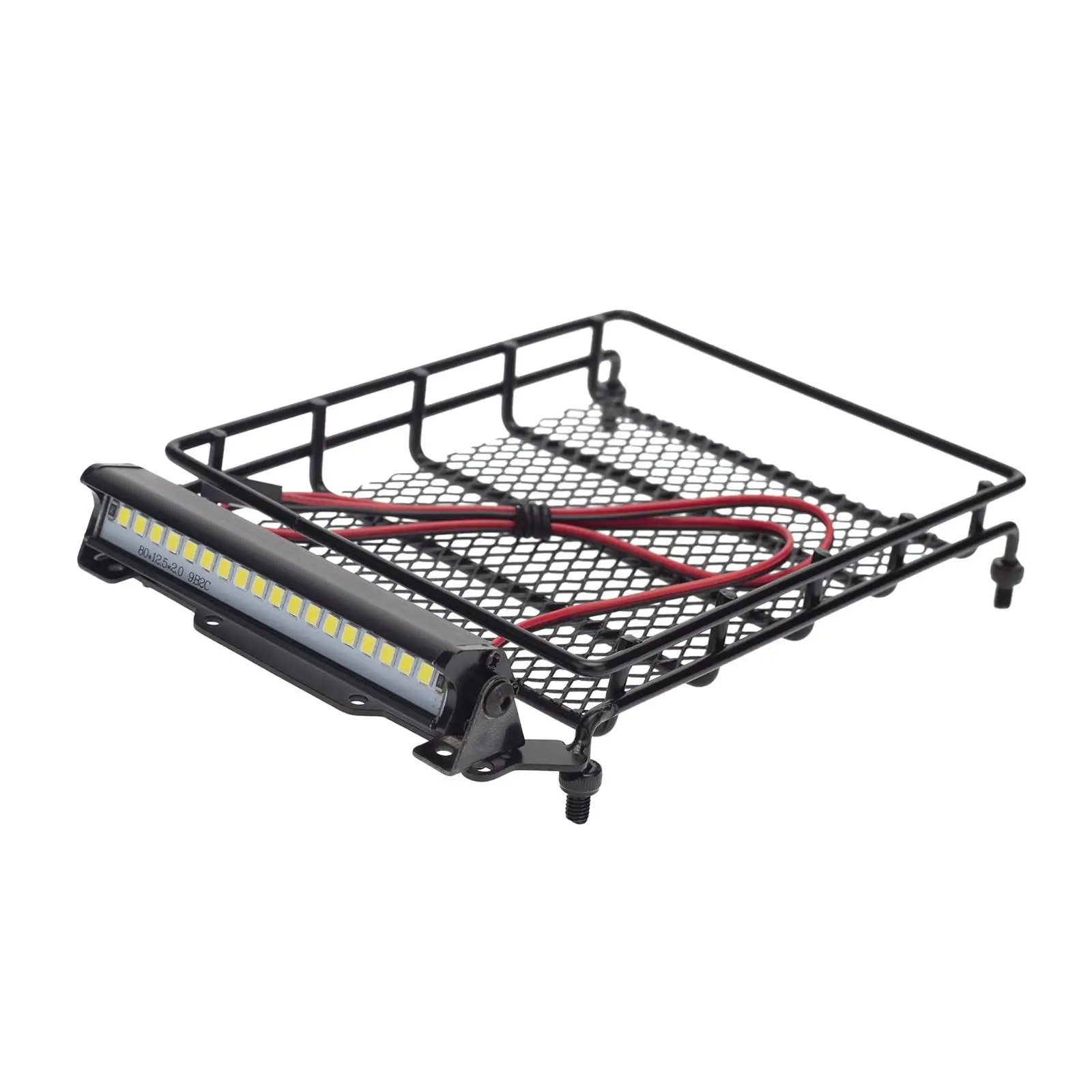 

1/12 Luggage Carrier Roof Rack & Light Replacements for MN D90 Vehicles RC Car Model Buggy DIY Modified