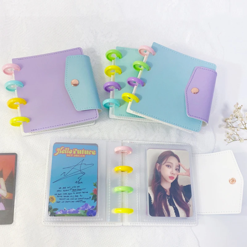

20 Pockets 3 Inch Photo Album Korean Idol Pictures Storage Book Card Holder Sweet Star Photocard Binder Mini Cards Collect Book