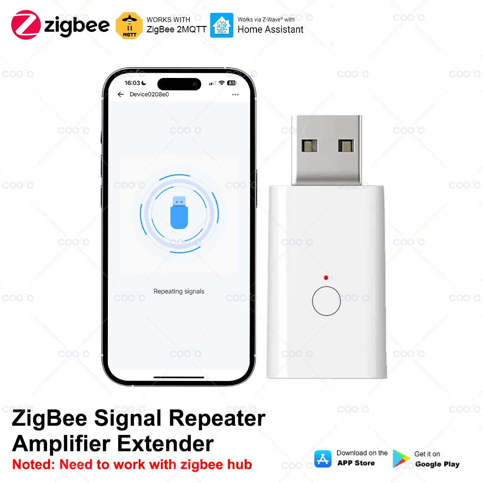 

Репитер Сигнала ZigBee USB-удлинитель Устройство Домашнего Помощника Для Умного Дома Усилитель Беспроводного Диапазона Zigbee...