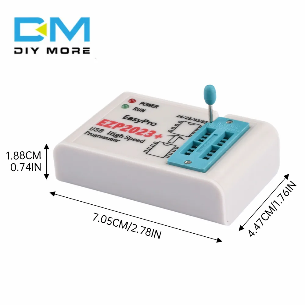 EZP2023 + высокоскоростной SPI FLASH программатор USB 2 0 с SOP8 SOP16-DIP8 SMD адаптер Поддержка 25 24