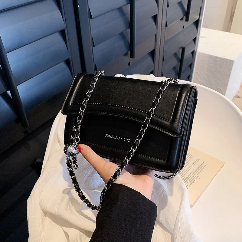 LEFTSIDE Mini Flap Bags For Women 2023 Trend Designer PU Leather Handbags And Purses Fashion Solid Color Chain Crossbody Bag