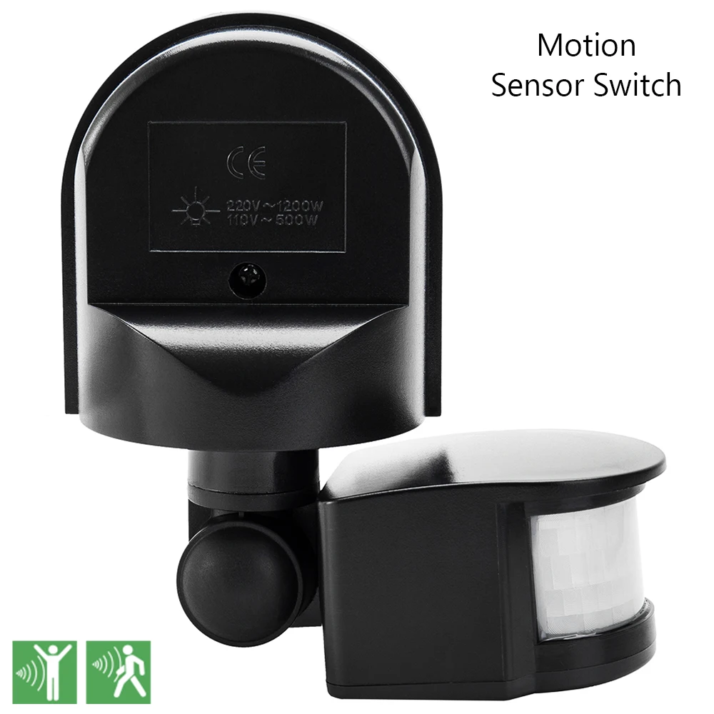 

240V Outdoor 180 Degree Security PIR Motion Movement Sensor Detector Switch