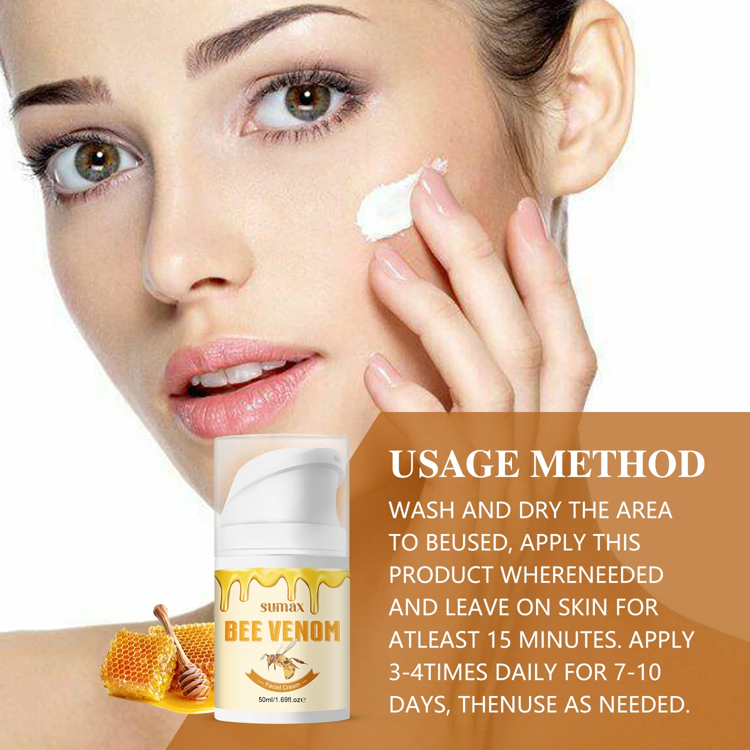 Sumax BEE VENOM Крем для лица Пресс-крем Очистка Отбеливание и осветление кожи