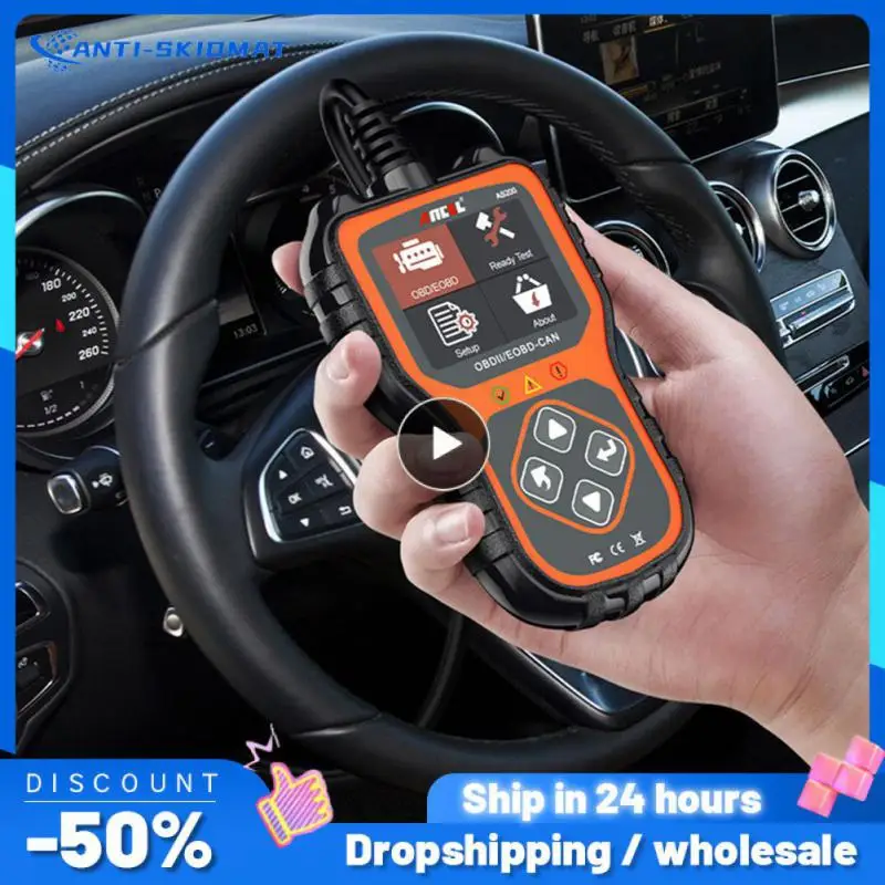 

Engine Code Reader 229g Easy To Operate Multi Languages Automotive Scanner Multifunctional Accurate Wide Compatibility Obd2