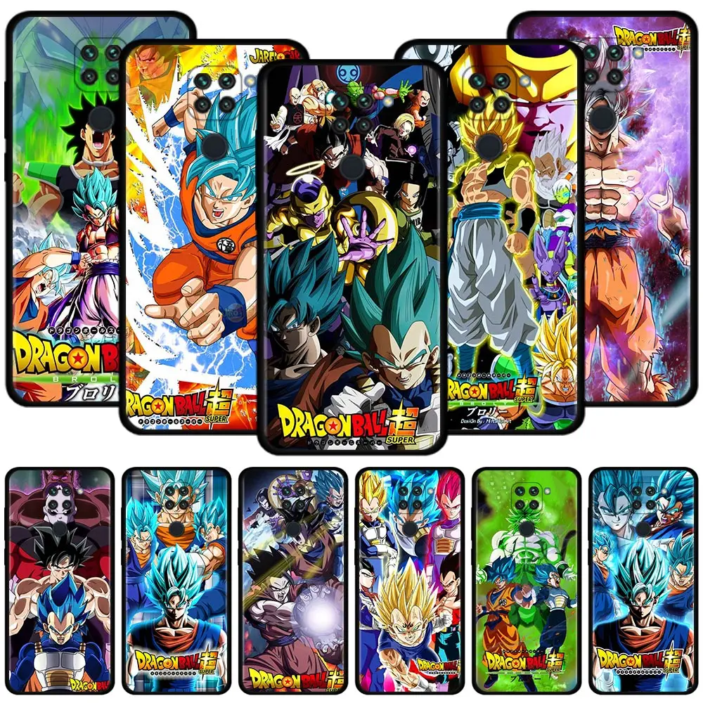 

Phone Case For Xiaomi Redmi Note 11 10 8 Pro Cover 10 9 9T 9S 8T 8 7 for redmi 10 9 9C 8 Funda Dragon Ball Super Son Goku Anime