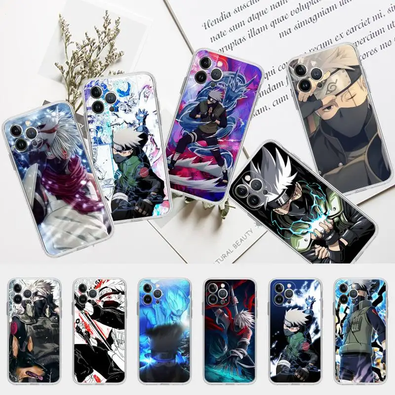 

BANDAI Hatake Kakashi Naruto Phone Case for iPhone 13 12 mini 11 pro Xs max Xr X 8 7 6 6s Plus 5s cover