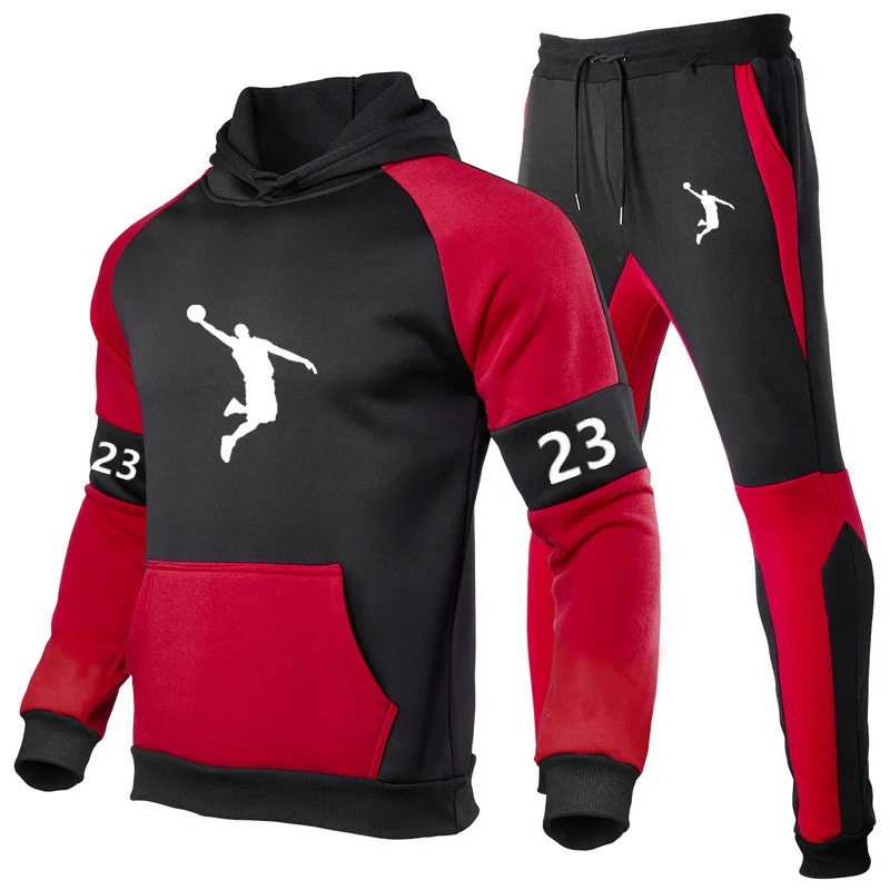 

Мужской комплект из 2-х предметов, толстовка с капюшоном и штаны